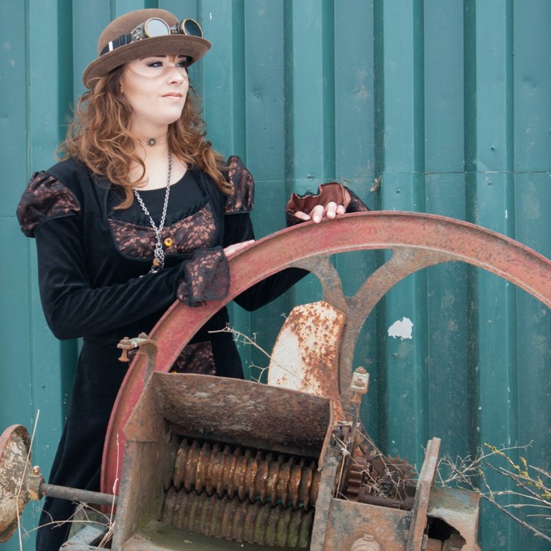 Steampunk MUA portfolioshoot